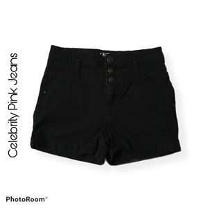Celebrity Pink High Waisted Black Shorts